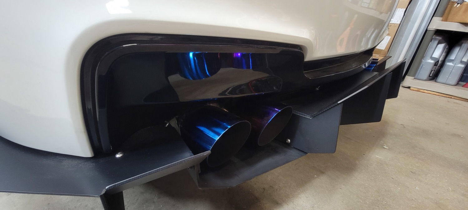 BMW 135i Rear Diffuser - Velocity Aerowerks